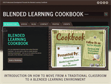 Tablet Screenshot of blendedlearningcookbook.com